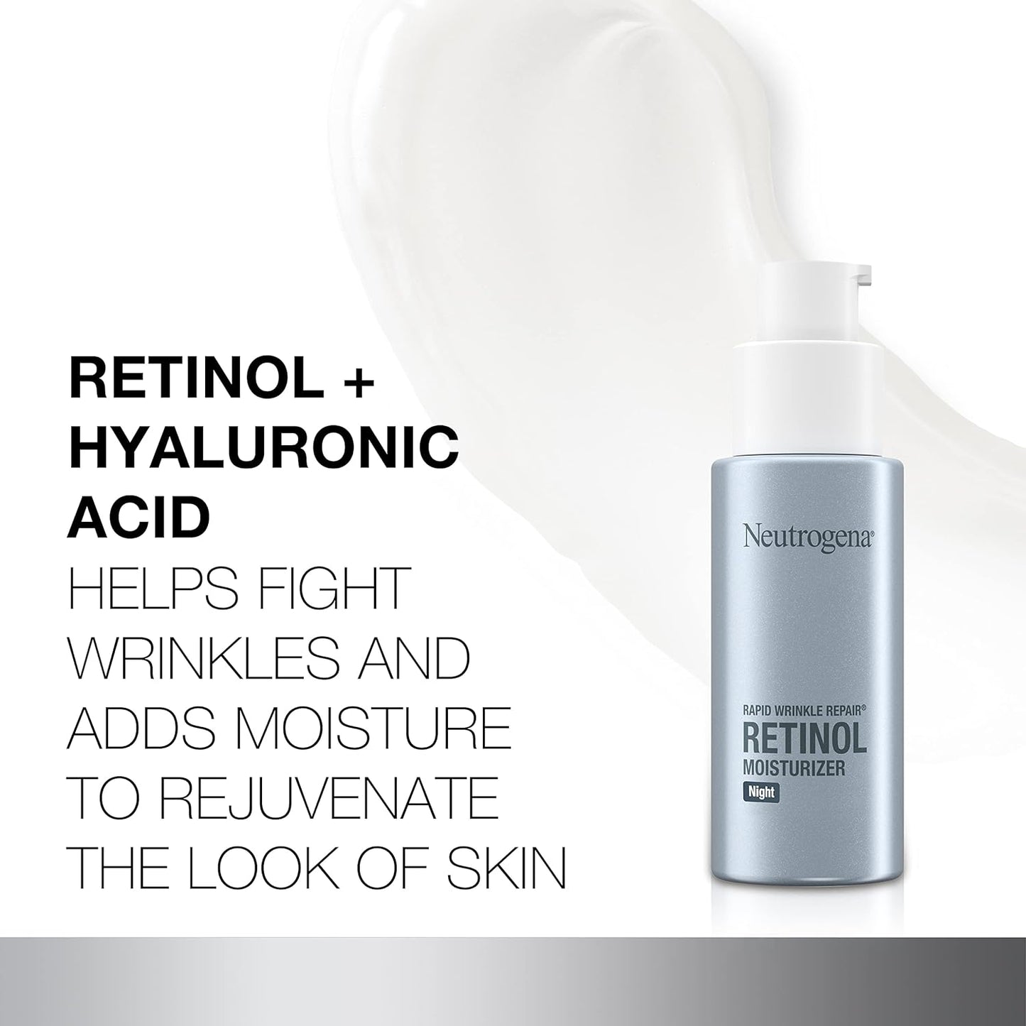 Neutrogena Rapid Wrinkle Repair Night Moisturizer For Face With Retinol, 29ml