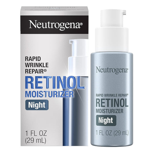 Neutrogena Rapid Wrinkle Repair Night Moisturizer For Face With Retinol, 29ml